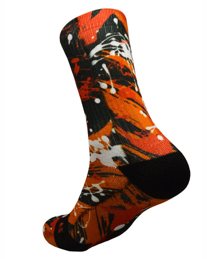 Crazy Orange Style Socken